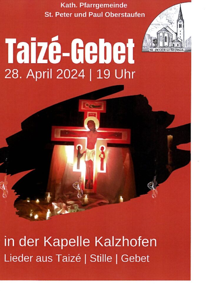 2024_04.28 Taize-Gebet Plakat