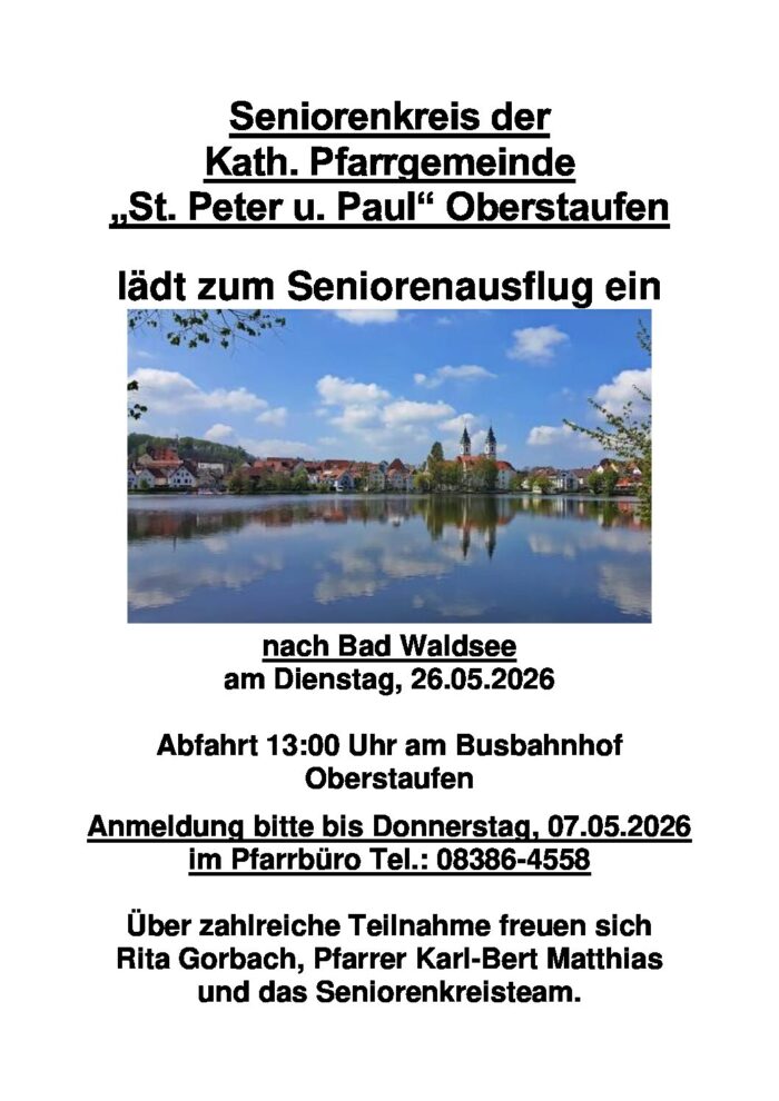 2026 Seniorenausflug