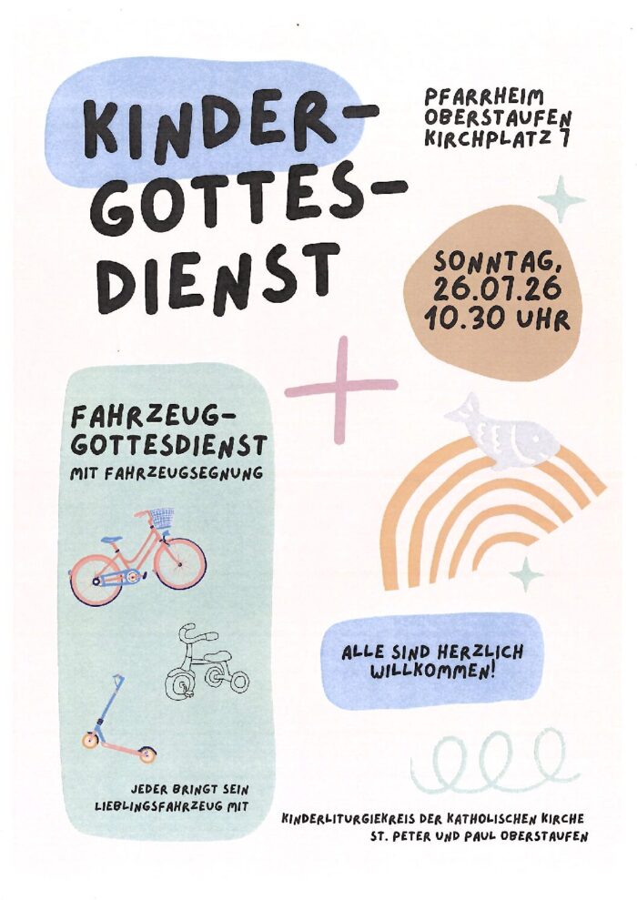 Kindergottesdienst 26.07.26