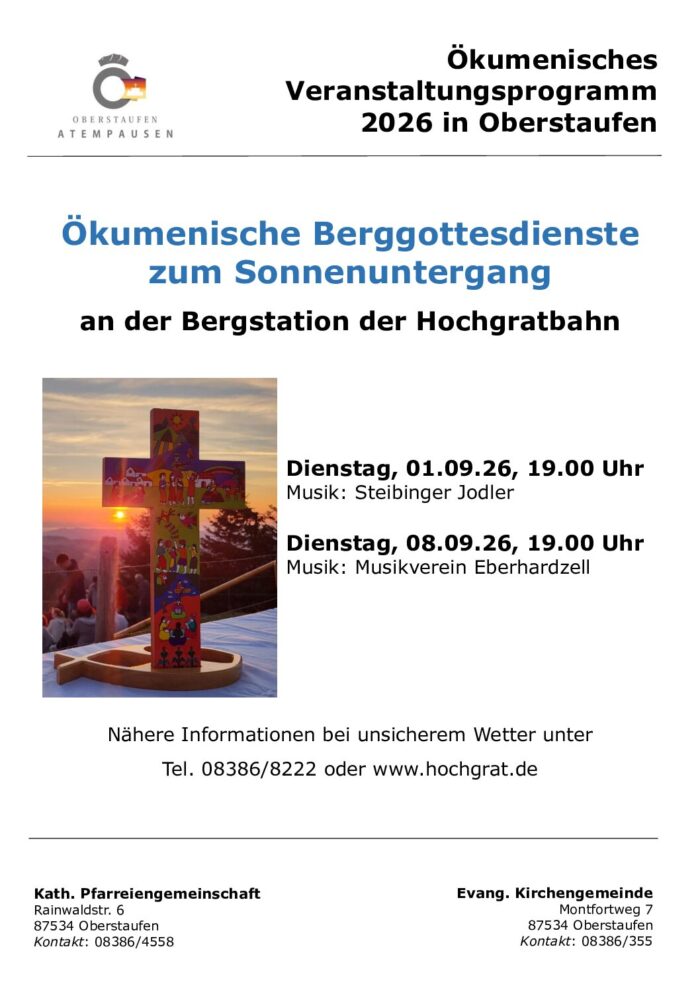 Sonnenuntergangsgottesdienst Hochgrat September 2026